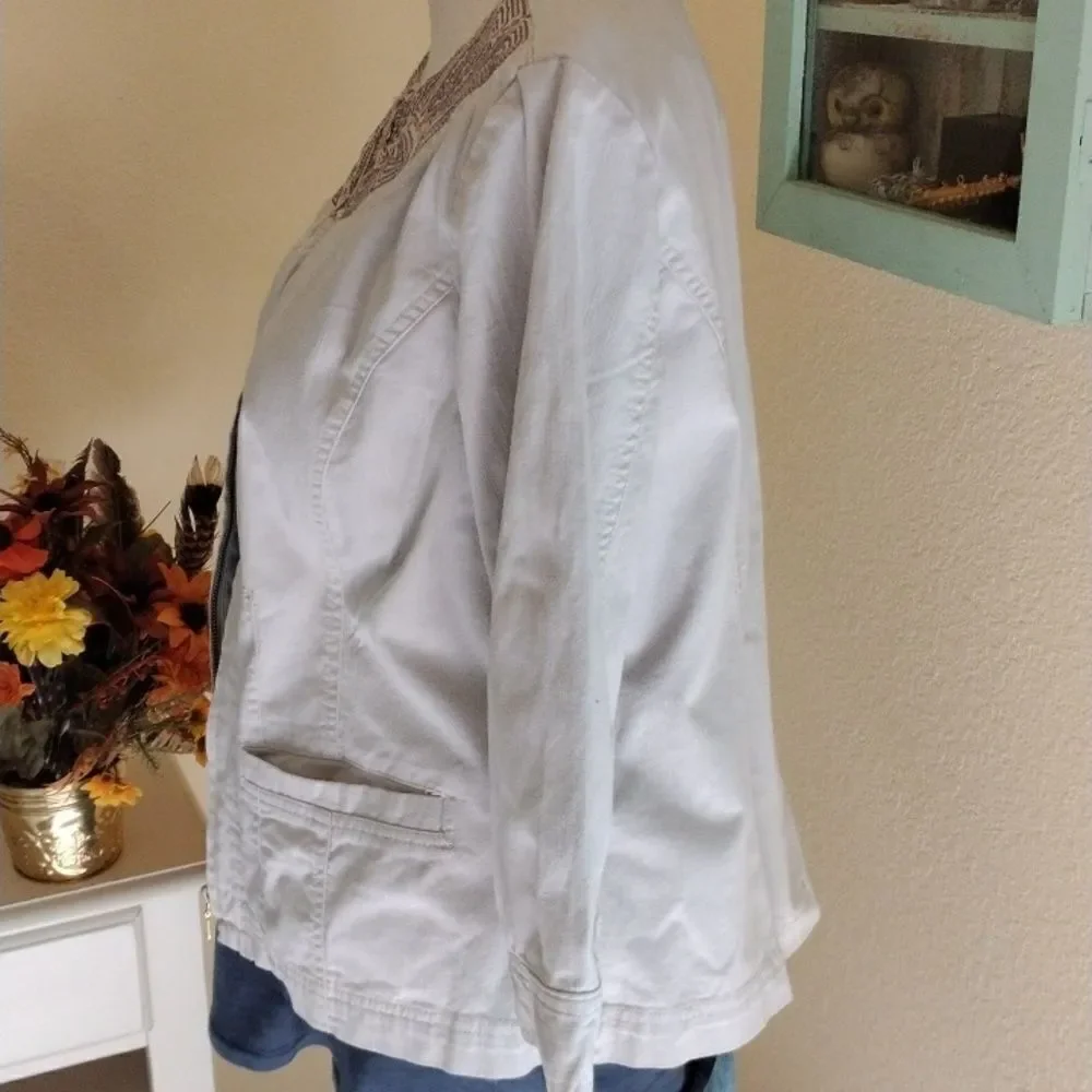 JM Collection Embellished Jacket - Picture 4 of 9